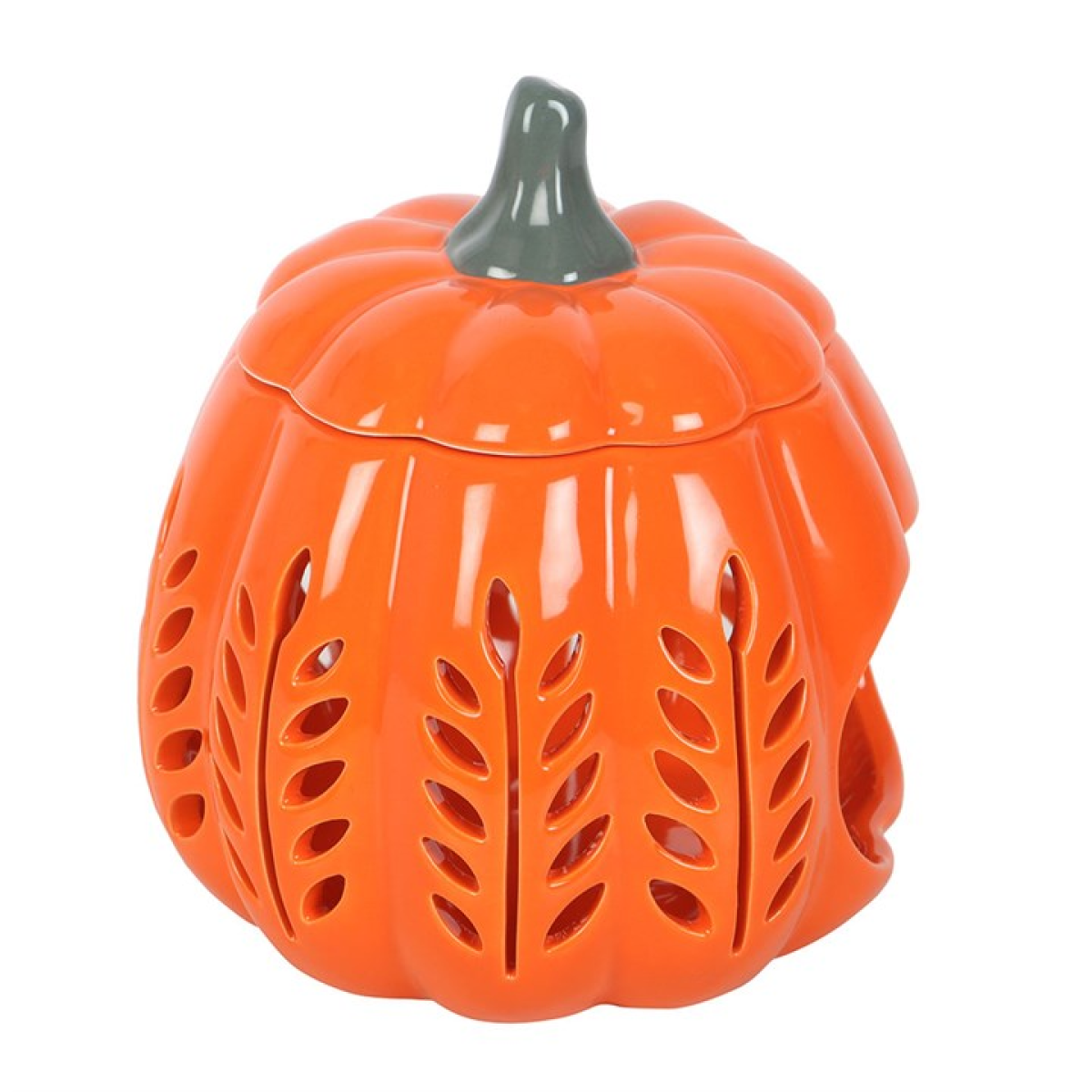 Orange Leaf Cut Out Pumpkin Wax Warmer