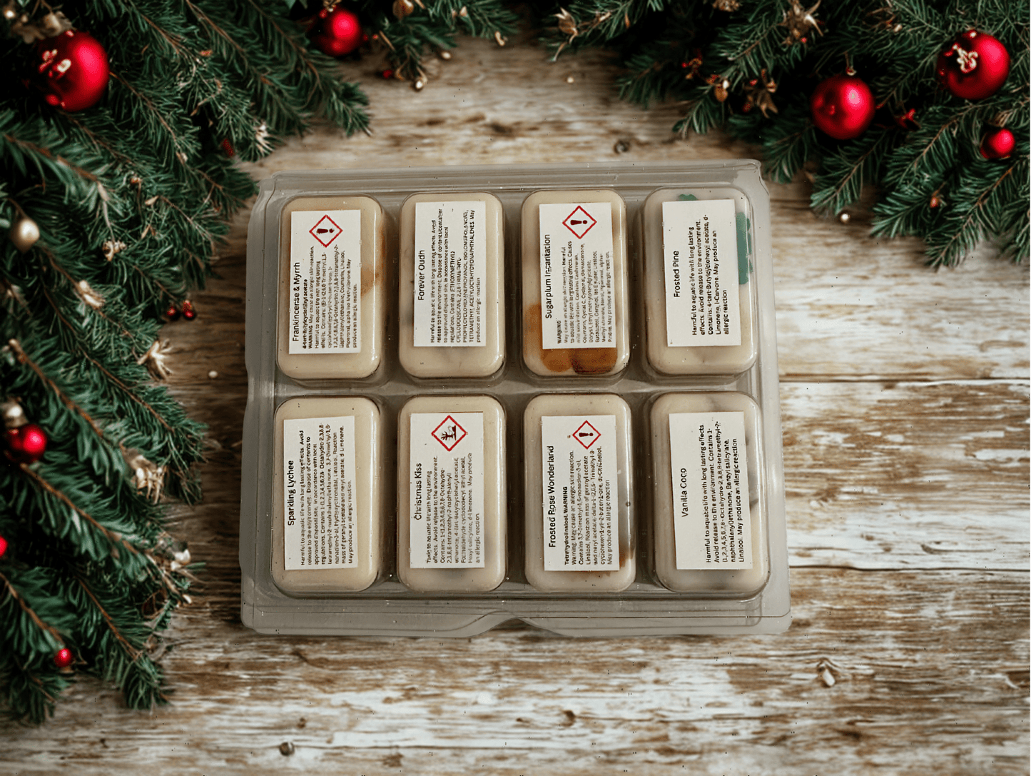 Christmas Wax Melt Collection – 8 Festive Scents - The Witch’s Hearth Ltd