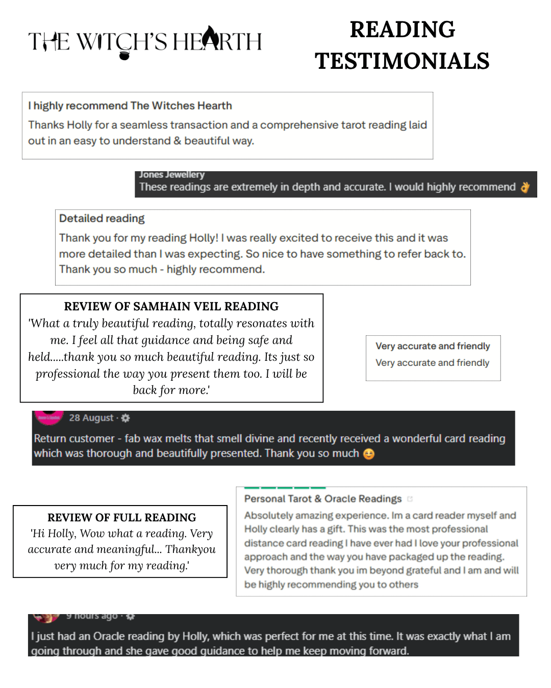 2 Card Reading - The Witch’s Hearth Ltd