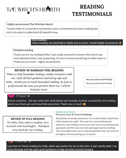 2 Card Reading - The Witch’s Hearth Ltd