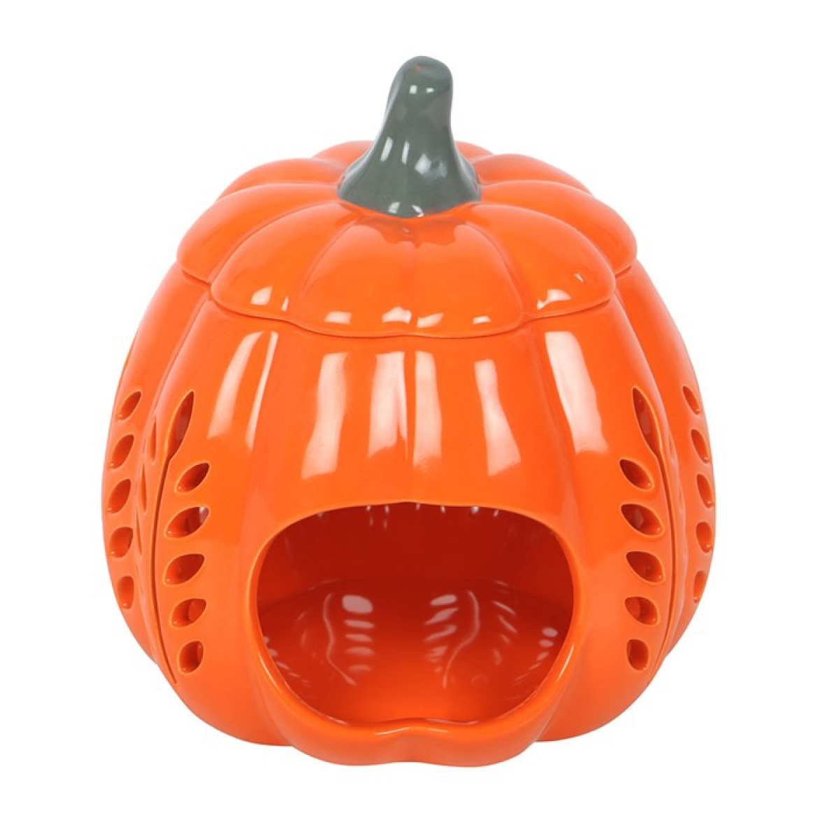 Orange Leaf Cut Out Pumpkin Wax Warmer