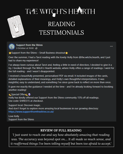 Shadow & Insight Reading - The Witch’s Hearth Ltd