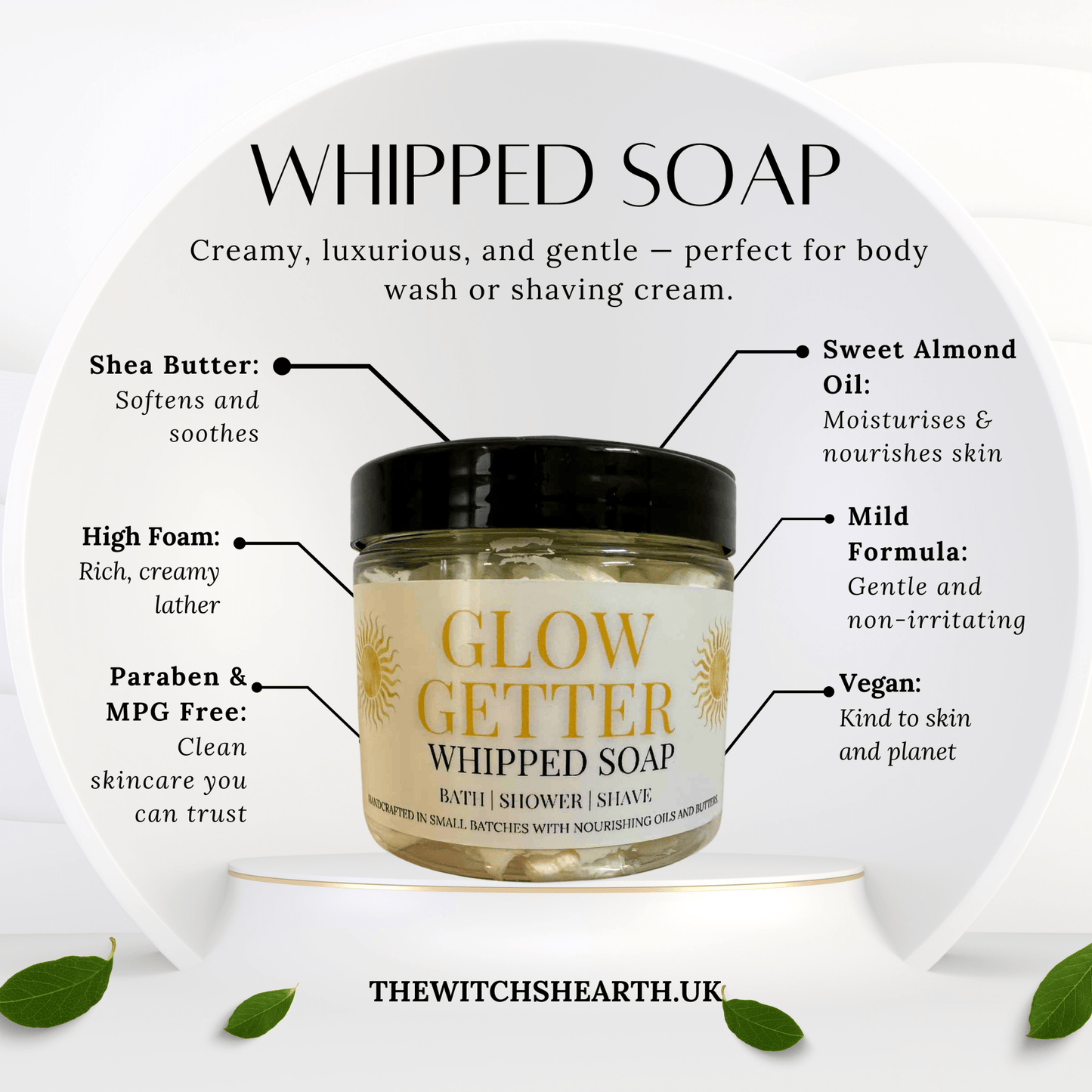 Whipped Soap - The Witch’s Hearth Ltd
